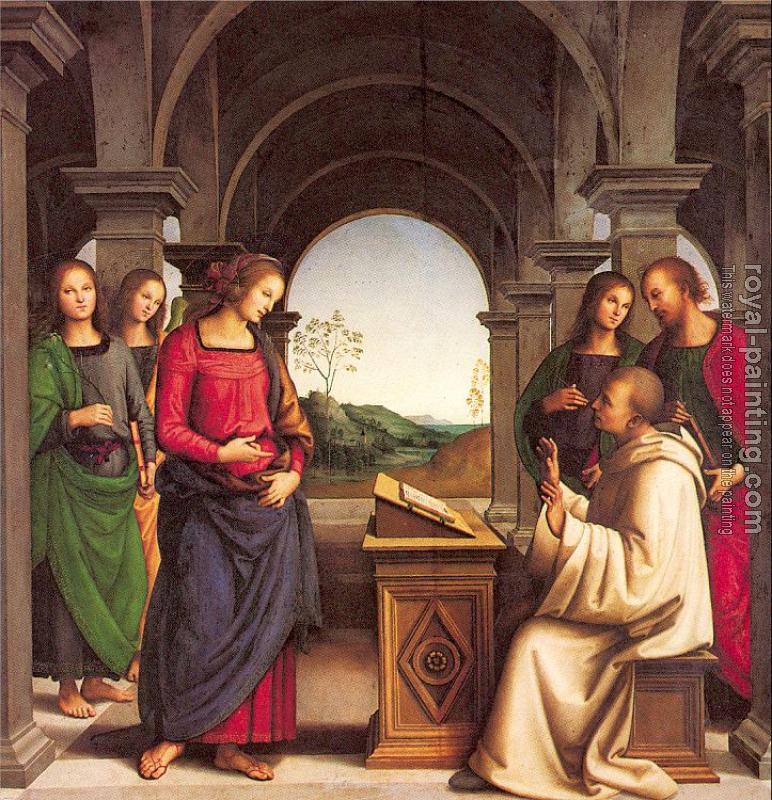Pietro Perugino : The Vision of St. Bernard